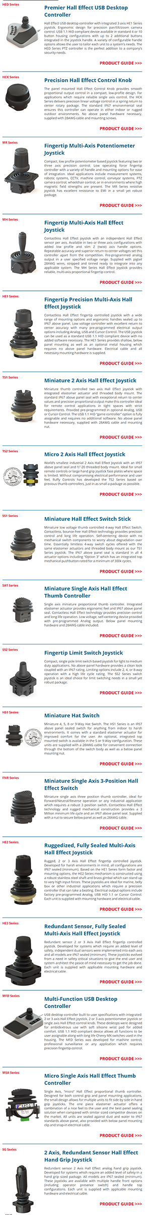 joysticks for Surgical navigation systems